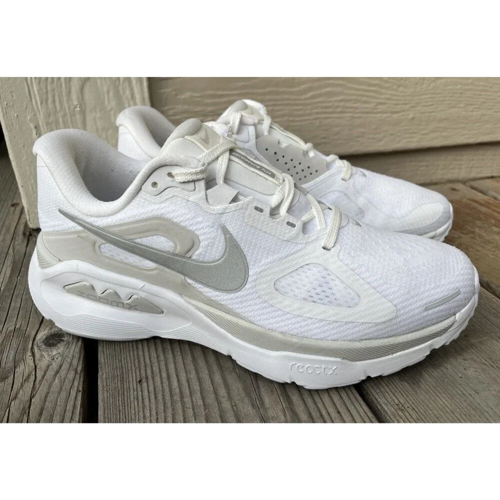 Nike Structure Plus Women’s 8.5 Running Shoes HQ3049-100 - White/Photon Dust